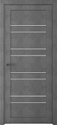 ПО Бетон Дублин 800 темный стекло мателюкс 