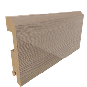 Плинтус плоский Глянец 75х16х2070 мокко